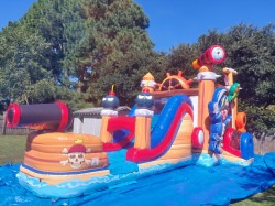 Pirate Ship Combo Bounce & Waterslide