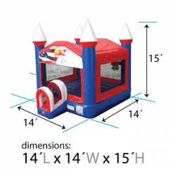 inflatable bounce house patriotic dimensions 1 1725480873 Patriotic Bouncer