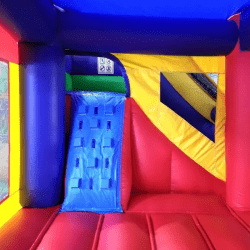 inflatable bounce house water slide modular rainbow2 1725484572 Modern Rainbow Waterslide Bounce House Combo