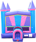 Pink, Purple, & Blue Bounce House