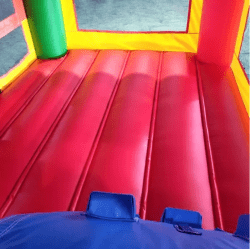 Rainbow20Combo20Interior202 1737490959 Rainbow Bounce House with Slide - Dry Only