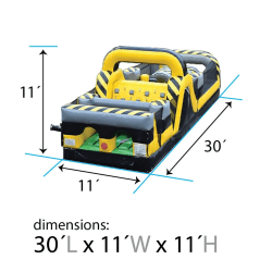 3020Venom20Obstacle20Course204 1756433930 30' Venom Inflatable Obstacle Course