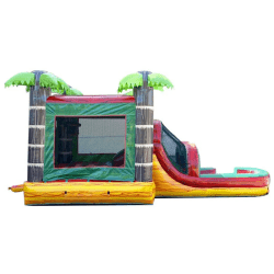 Tropical20Fire204 1761878606 Tropical Fire Bounce House with Slide - Dry Only