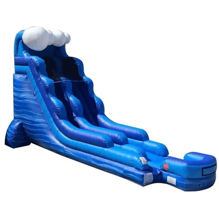 18' Blue Marble Wave Water Slide